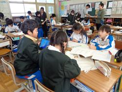 4年生研究授業の様子