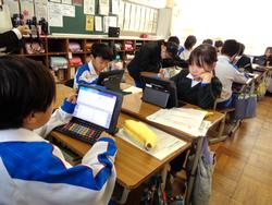 4年生研究授業の様子