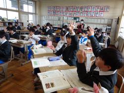 5年生国語の授業（研究授業）