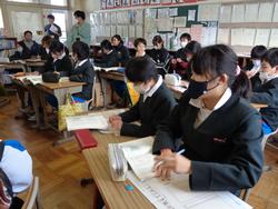 5年生国語の授業（研究授業）