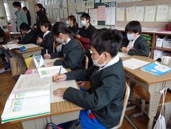 5年生国語の授業（研究授業）