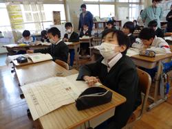 5年生国語の授業（研究授業）