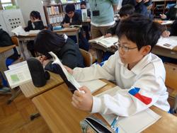 5年生国語の授業（研究授業）