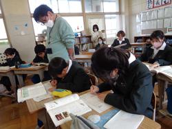 5年生国語の授業（研究授業）