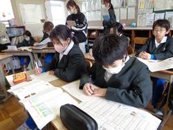 5年生国語の授業（研究授業）