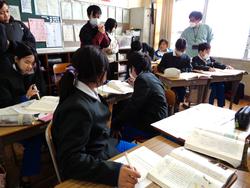 5年生国語の授業（研究授業）