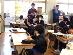 5年生国語の授業（研究授業）