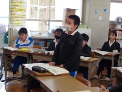 5年生国語の授業（研究授業）