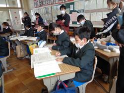 5年生国語の授業（研究授業）