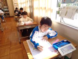 2年生算数の授業（テスト）