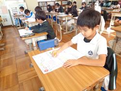 2年生算数の授業（テスト）