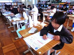 2年生算数の授業（テスト）