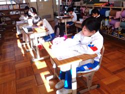 2年生算数の授業（テスト）