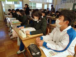 6年生外国語の授業