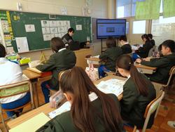 6年生外国語の授業