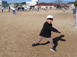 業間休みの外遊び
