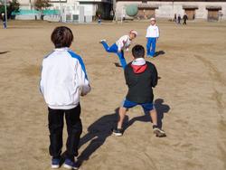 業間休みの外遊び