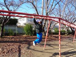 業間休みの外遊び