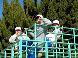 業間休みの外遊び