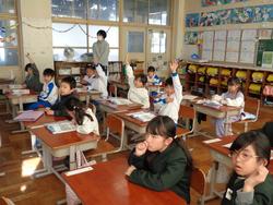 1年生国語の授業