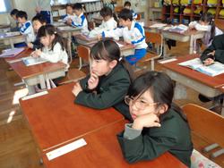 1年生国語の授業