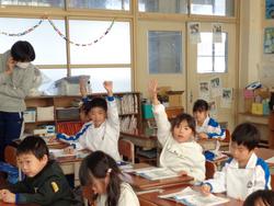 1年生国語の授業