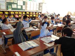 1年生国語の授業