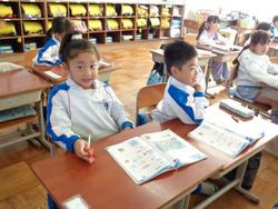 1年生国語の授業