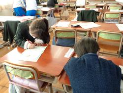 1年生国語の授業