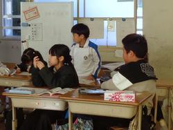 3年生道徳の授業