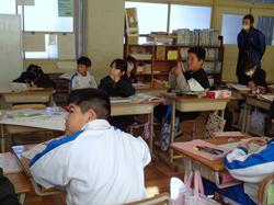 3年生道徳の授業