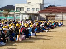 一斉下校の様子