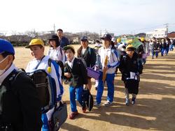 一斉下校の様子