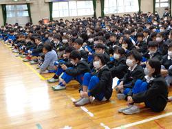 2学期終業式の様子