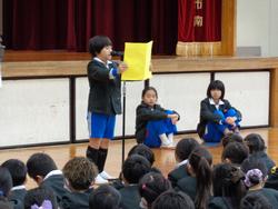 2学期終業式の様子