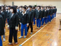 2学期終業式の様子