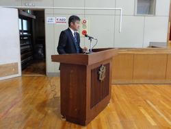 2学期終業式の様子