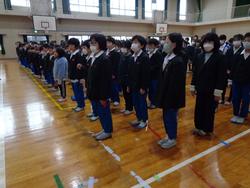 2学期終業式の様子