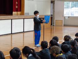 始業式の様子
