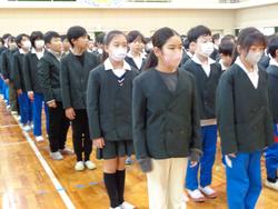 始業式の様子