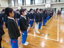 始業式の様子