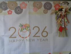 PTA本部役員さんによるお正月飾り