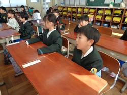 始業式後の三樹っ子たち