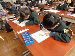 始業式後の三樹っ子たち