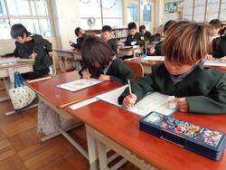 始業式後の三樹っ子たち