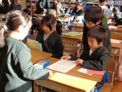 始業式後の三樹っ子たち