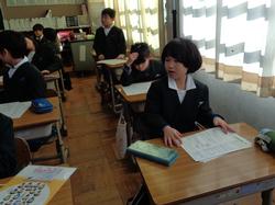 始業式後の三樹っ子たち