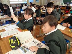 始業式後の三樹っ子たち