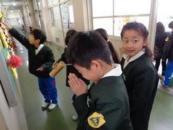 開運神社で健康祈願