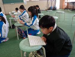 3年生音楽の授業